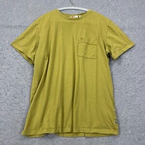 Fjallraven OvIk Shirt Mens Large‎ Green Crewneck Outdoor Casual Pocket Tee Gorp